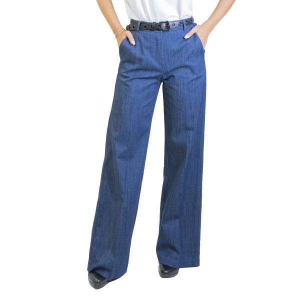 Pantalone palazzo in denim options